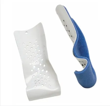 DJO - ProCare - 79-72112 - Colles Wrist Splint Procare Padded Aluminum / Foam Left Hand Blue / White X-small