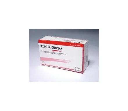 Hemocue - Icon DS - 395098A - Respiratory Test Kit Icon DS Infectious Disease Immunoassay Strep A Test Throat / Tonsil Saliva Sample 25 Tests CLIA Waived for Dipstick Format