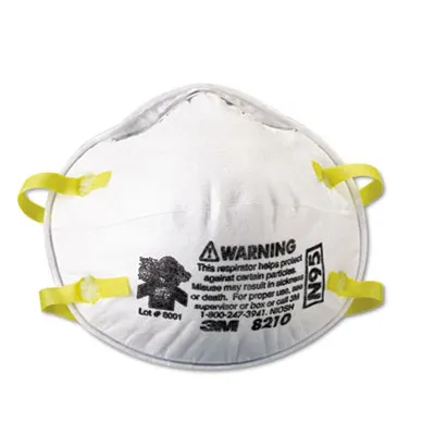 3M Comm - From: MMM8210 To: MMM8233  Lightweight Particulate Respirator 8210, N95
