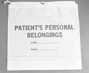 ADI Medical - From: 40219 To: 40229  Patient Belonging Bag, Cotton Drawstring, 250/cs