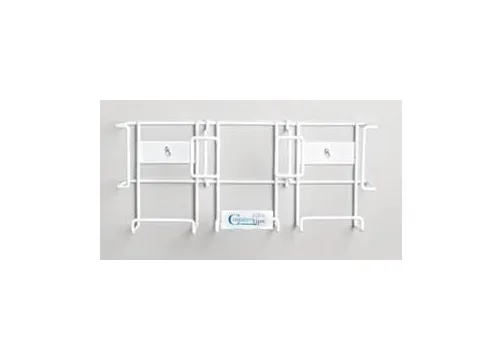 Dukal - Countertips - 4063 - Glove Box Holder Countertips Horizontal Or Vertical Mounted 3-box Capacity White 7-1/2 X 17 Inch Coated Wire