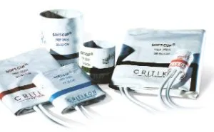 GE Healthcare - Soft-Cuf - 2404 - Single Patient Use Blood Pressure Cuff Soft-Cuf 23 to 33 cm Limb Vinyl Cuff Adult Cuff