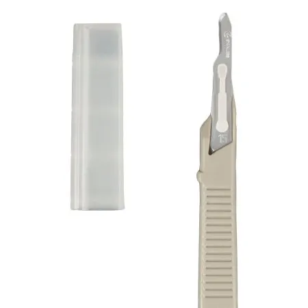 Dynarex - From: 4110 To: 4115  MedicutScalpel Medicut No. 10 Stainless Steel / Plastic Classic Grip Handle Sterile Disposable
