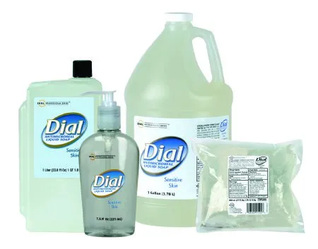 Lagasse - Dial Professional for Sensitive Skin - From: DIA00162 To: DIA82834 -  Antimicrobial Soap  Liquid 7.5 oz. Pump Bottle Floral Scent