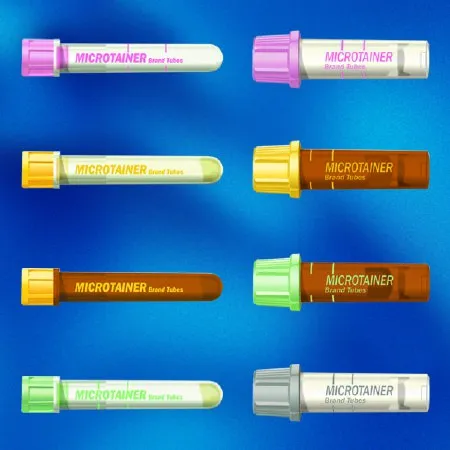 BD Becton Dickinson - 365967 - BD Microtainer SST BD Microtainer SST Capillary Blood Collection Tube Serum Tube Clot Activator / Separator Gel Additive 15.3 X 46 mm 400 µL to 600 µL Gold BD Microgard Closure Plastic Tube