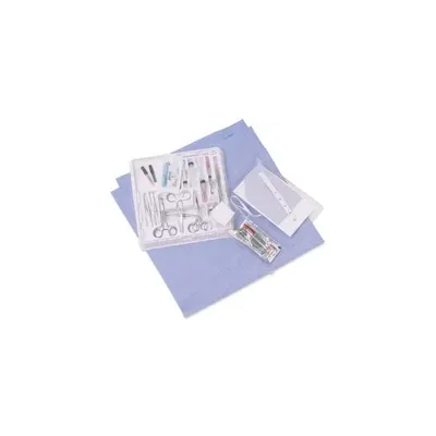 Medtronic / Covidien - 43201 - Umbilical Vessel Catheter Insertion Tray, No Catheter, Safety Scalpel