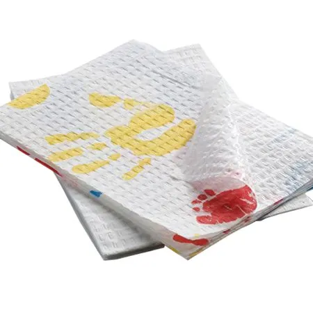Graham Medical Products - Tiny Tracks - 37234 - Procedure Towel Tiny Tracks 13-1/2 W X 18 L Inch Hand / Footprints NonSterile