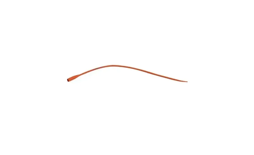 Amsino International - AMSure - AS44010 - Urethral Catheter AMSure Straight Tip Red Rubber 10 Fr. 16 Inch