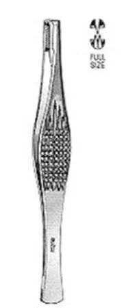Integra Lifesciences - Miltex - 26-956 - Tissue Forceps Miltex Ferris-Smith 7 Inch Length Or Grade German Stainless Steel Nonsterile Nonlocking Thumb Handle Straight Serrated Tips With 1 X 2 Teeth