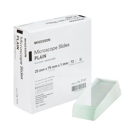 McKesson - 16-7131 - Microscope Slide 1 X 3 Inch X 1 mm Plain