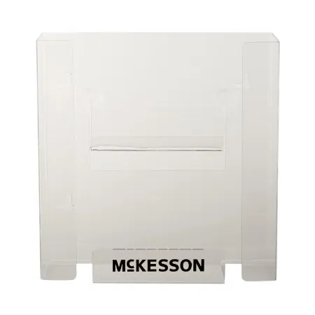 McKesson - From: 16-6530 To: 16-6534  Glove Box Holder  Horizontal or Vertical Mounted 3 Box Capacity Clear 3 1/8 X 10 1/4 X 15 1/4 Inch Plastic
