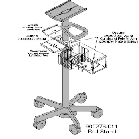 GE Healthcare - 900276-011 - Rolling Stand