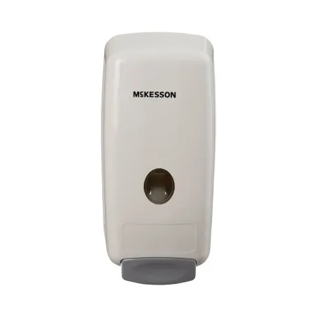 McKesson - 53-1000 - Soap Dispenser White Plastic Manual Push 1000 mL Wall Mount