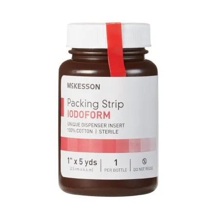 McKesson - 61-59345 - Wound Packing Strip Iodoform 1 Inch X 5 Yard Sterile Antiseptic