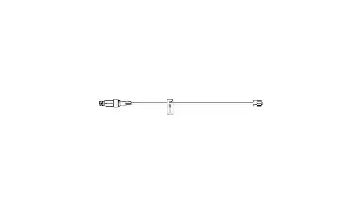 B Braun Medical - UltraSite - 473445 - B. Braun  IV Extension Set  Needle Free Port Small Bore 14 Inch Tubing Without Filter