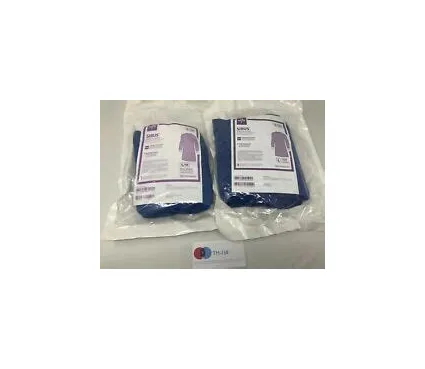 Medline - Sirus - DYNJP2401 - Non-reinforced Surgical Gown With Towel Sirus Large Blue Sterile Aami Level 3 Disposable