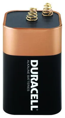 Duracell - Duracell Coppertop - MN908 Battery, Alkaline, 6V, Spring Top, 6/cs (UPC# 09006)
