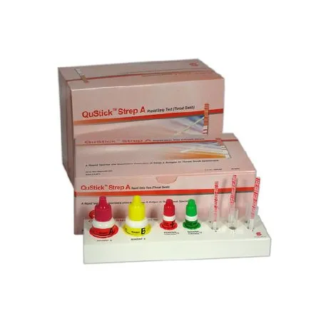 Stanbio Laboratory - QuStick - 6000-025 - Respiratory Test Kit Qustick Strep A Test 25 Tests Clia Waived