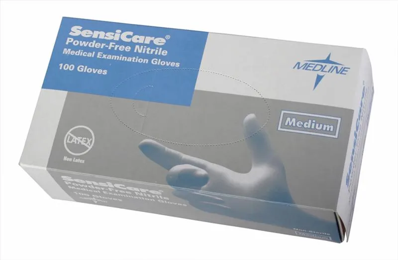 Medline - 484805 - SensiCare   Nitrile Exam Gloves
