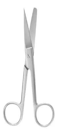 McKesson - McKesson Argent - 43-1-265 - Operating Scissors McKesson Argent 4-1/2 Inch Surgical Grade Stainless Steel Finger Ring Handle Straight Sharp Tip / Blunt Tip