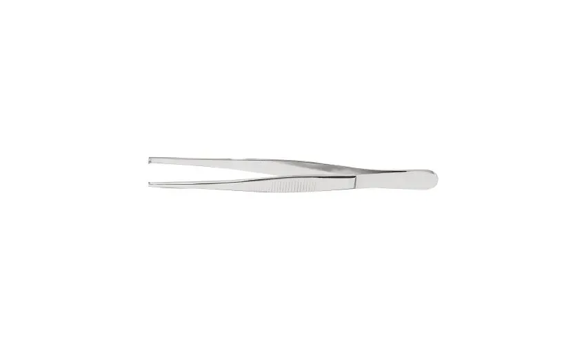 McKesson - 43-1-753 - Tissue Forceps Mckesson Argent 4-1/2 Inch Length Surgical Grade Stainless Steel Nonsterile Nonlocking Thumb Handle 1 X 2 Teeth