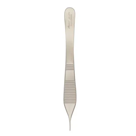 McKesson - McKesson Argent - 43-1-776 - Tissue Forceps McKesson Argent Adson 4-3/4 Inch Length Surgical Grade Stainless Steel NonSterile NonLocking Thumb Handle Straight Delicate  1 X 2 Teeth