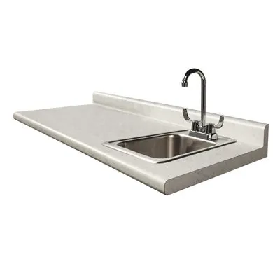 Clinton Industries - From: 48P To: 48Q - Postform countertop (includes sink)