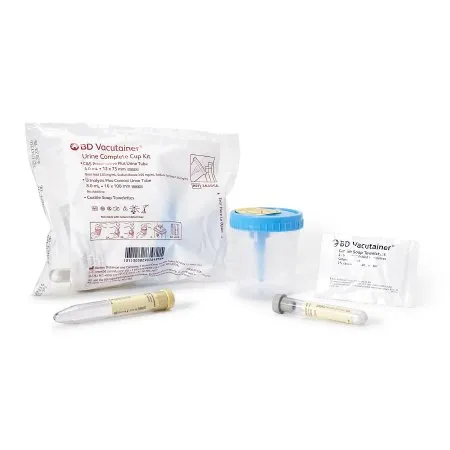 BD Becton Dickinson - BD Vacutainer - 364956 -  Urine Specimen Collection Kit  4 mL / 8 mL Plastic Collection Cup / Collection Tube Sterile
