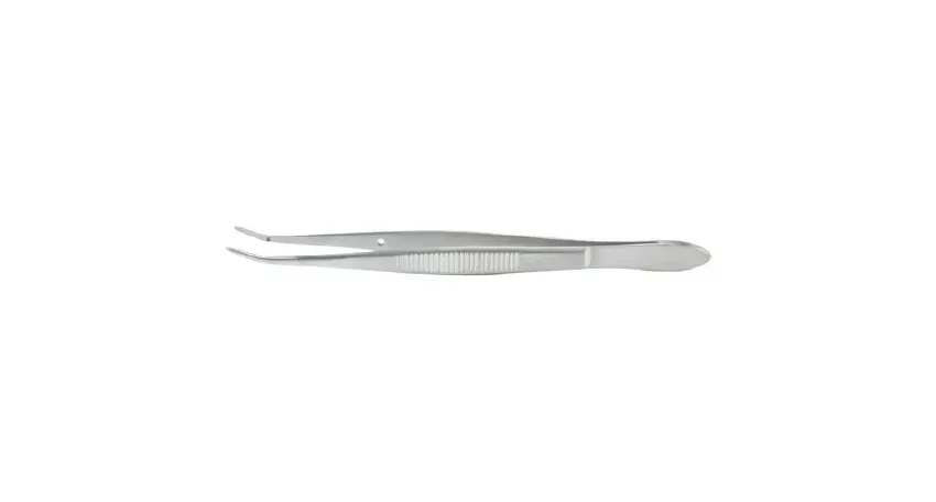 Integra Lifesciences - Miltex - 18-1111 - Cilia Forceps Miltex Barraquer 4-1/2 Inch Length Or Grade German Stainless Steel Nonsterile Nonlocking Thumb Handle Straight Smooth Tip