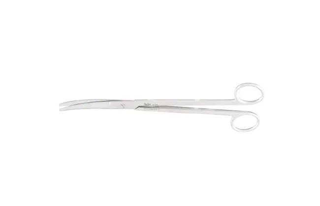 Integra Lifesciences - Miltex - 5-130 - Dissecting Scissors Miltex Mayo 9 Inch Length Or Grade German Stainless Steel Nonsterile Finger Ring Handle Curved Beveled Blades Blunt Tip / Blunt Tip