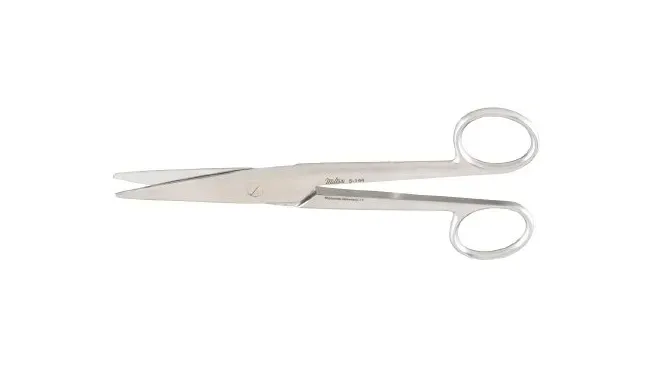 Integra Lifesciences - Miltex - 5-144 - Dissecting Scissors Miltex Mayo-noble 6-1/2 Inch Length Or Grade German Stainless Steel Nonsterile Finger Ring Handle Straight Rounded Blades Blunt Tip / Blunt Tip