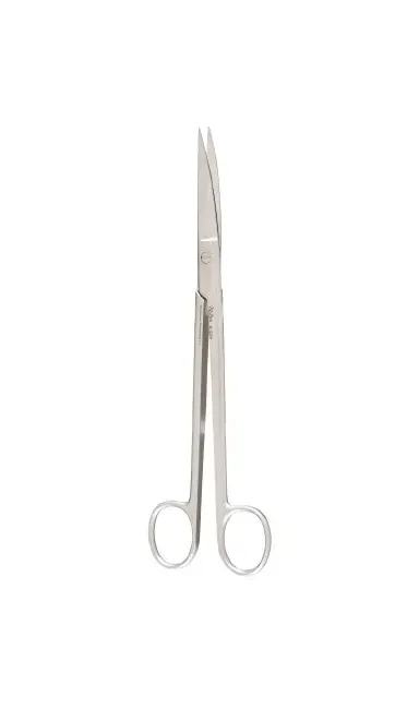 Integra Lifesciences - Miltex - 5-226 - Dissecting Scissors Miltex Sims 8 Inch Length Or Grade German Stainless Steel Nonsterile Finger Ring Handle Curved Blade Sharp Tip / Sharp Tip