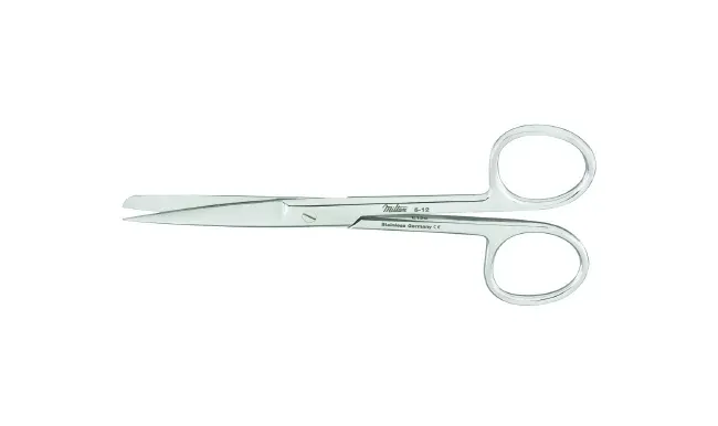 Integrity Medical - 5-6 - Operating Scissors Miltex® 5-1/2 Inch Length Or Grade German Stainless Steel Nonsterile Finger Ring Handle Straight Blade Sharp Tip / Sharp Tip