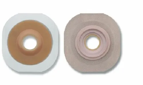 Hollister - From: 14102 To: 14911  Flextend Ostomy Barrier FlexTend Precut  Extended Wear Adhesive Tape 57 mm Flange Red Code System Hydrocolloid 1 1/8 Inch Opening