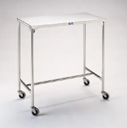 Pedigo Products - SG-85-SS - Instrument Table 30 X 16 X 34 Inch Stainless Steel 1 Shelf