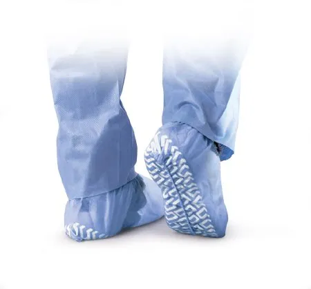 Medline - NON28759 - Shoe Cover X-large Ankle High Nonskid Sole Blue Nonsterile
