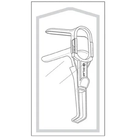 Sklar - Econo - 96-2606 - Vaginal Speculum Econo Graves Sterile Floor Grade Plastic Large Double Blade Duckbill Disposable Without Light Source Capability
