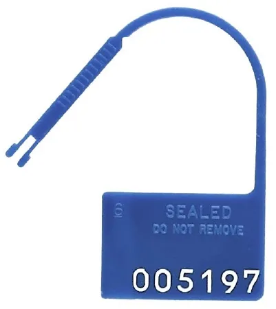 RD Plastics - R83 - Padlock Seal Rd Plastics Numbered Blue Plastic
