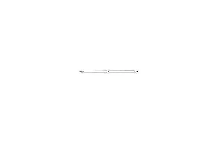 MicroAire Surgical Instruments - Micro-Aire - 1600-654 - Orthopedic Wire Micro-aire K-wire Double Trocar Points Sterile 0.054 X 6 Inch