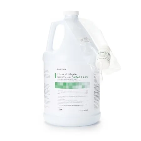 McKesson - 68-101400 - 14 Day Glutaraldehyde High Level Disinfectant 14 Day Activation Required Liquid 1 gal. Jug Max 14 Day Reuse