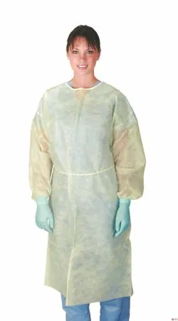 Medline - From: CRI4000 To: CRI4001 - Classic Cover Lightweight Polypropylene Isolation Gowns,Regular