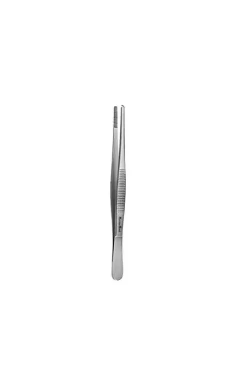 Integra Lifesciences - Meisterhand - Mh6-8 - Dressing Forceps Meisterhand 5-1/2 Inch Length Surgical Grade German Stainless Steel Nonsterile Nonlocking Thumb Handle Straight Serrated Tips