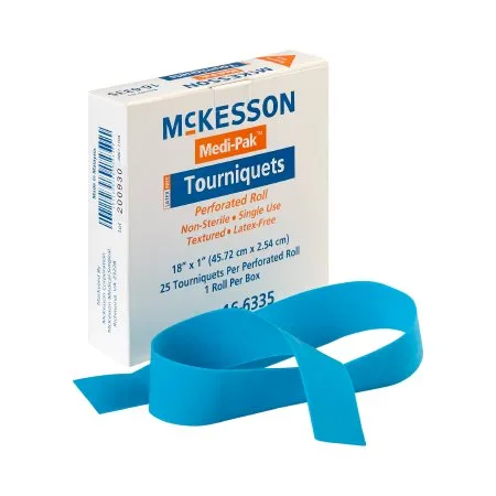 McKesson - 16-6335 - Tourniquet Strap 18 Inch Length Rolled and Banded