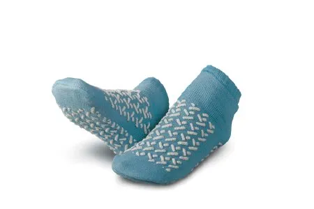 Medline - MDTDBLTREDXXL - Slipper Socks 2X Large Gray