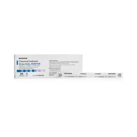 McKesson - From: 73-DMS250 To: 73-SIL250 - Sterilization Chemical Indicator Strip Steam / EO Gas 8 Inch