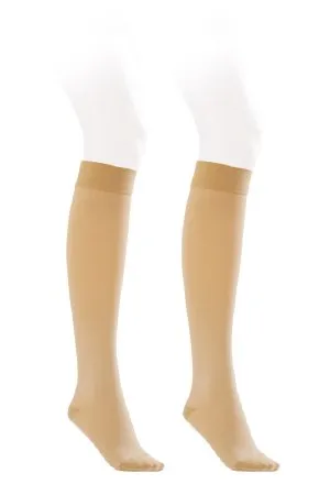 BSN Medical - JOBST Opaque - 115271 - Compression Stocking JOBST Opaque Knee High Medium Natural Closed Toe