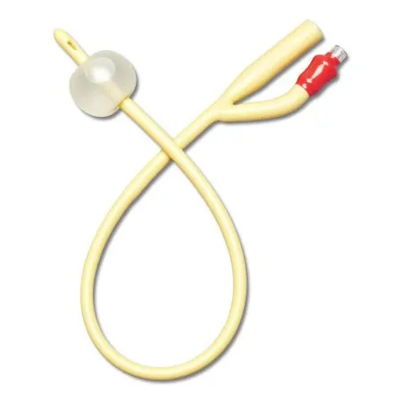 Medline - DYND11758 - Foley Catheter Medline 2-Way 10 cc Balloon 18 Fr. Silicone Coated Latex