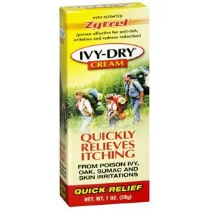 Ivy - Ivy-Dry - 12126010201 - Itch Relief Ivy-Dry 10% - 2% Strength Cream 1 oz. Tube