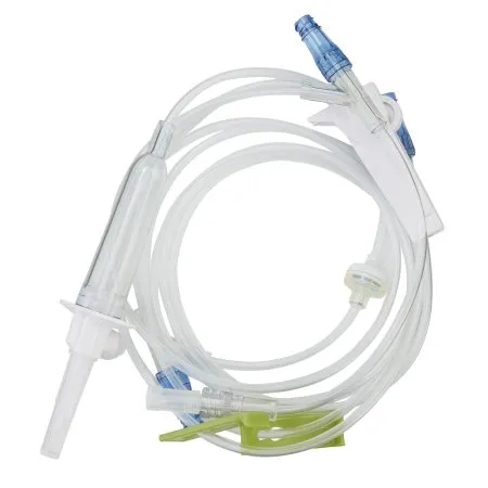 Icu Medical - 1266428 - Lifeshield Primary IV Administration Set LifeShield Gravity 3 Ports 15 Drops / mL Drip Rate Without Filter 100 Inch Tubing Solution