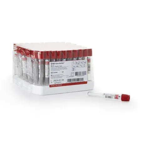 BD Becton Dickinson - 368044 - Vacutainer® Plus Venous Blood Collection Plastic Tube, Hemogard&#153; Closure, Clot Activator & Silicone Coated Interior, (Continental US Only)